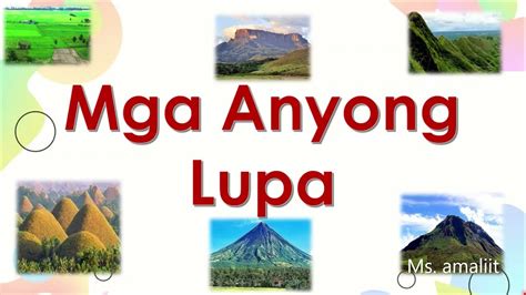 Anyong Lupa at mga Halimbawa — The Filipino Homeschooler.